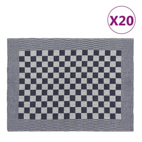 Küchentücher 20 Stück Baumwolle blau und weiß 50x70 cm von vidaXL, Küchentücher - Ref: Foro24-136280, Preis: 37,29 €, Rabatt: %