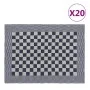 Küchentücher 20 Stück Baumwolle blau und weiß 50x70 cm von vidaXL, Küchentücher - Ref: Foro24-136280, Preis: 36,64 €, Rabatt: %