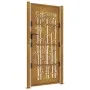 Puerta de jardín acero corten diseño bambú 105x205 cm de vidaXL, Puertas de jardín - Ref: Foro24-153189, Precio: 292,07 €, De...