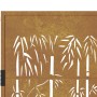Gartentor aus Cortenstahl, Bambusdesign, 105 x 205 cm von vidaXL, Gartentore - Ref: Foro24-153189, Preis: 298,82 €, Rabatt: %