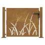 Gartentor aus Cortenstahl, Grasdesign, 105 x 105 cm von vidaXL, Gartentore - Ref: Foro24-153227, Preis: 156,44 €, Rabatt: %