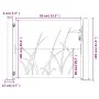 Gartentor aus Cortenstahl, Grasdesign, 105 x 105 cm von vidaXL, Gartentore - Ref: Foro24-153227, Preis: 156,44 €, Rabatt: %