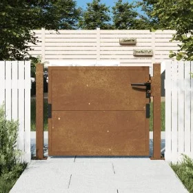 Corten steel garden gate 105x80 cm by vidaXL, garden gates - Ref: Foro24-153202, Price: 115,48 €, Discount: %