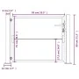 Gartentor aus Cortenstahl 105x80 cm von vidaXL, Gartentore - Ref: Foro24-153202, Preis: 115,31 €, Rabatt: %