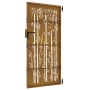 Corten steel garden gate bamboo design 85x200 cm by vidaXL, garden gates - Ref: Foro24-153237, Price: 209,34 €, Discount: %