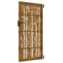 Gartentor aus Cortenstahl, Bambusdesign, 85 x 200 cm von vidaXL, Gartentore - Ref: Foro24-153237, Preis: 205,72 €, Rabatt: %