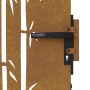 Corten steel garden gate bamboo design 85x200 cm by vidaXL, garden gates - Ref: Foro24-153237, Price: 209,34 €, Discount: %