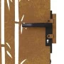 Gartentor aus Cortenstahl, Bambusdesign, 85 x 200 cm von vidaXL, Gartentore - Ref: Foro24-153237, Preis: 205,72 €, Rabatt: %