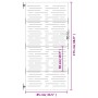 Gartentor aus Cortenstahl, quadratisches Design, 85 x 175 cm von vidaXL, Gartentore - Ref: Foro24-153248, Preis: 171,76 €, Ra...