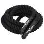 Cuerda de batalla poliéster negro 9 m 6,8 kg de vidaXL, Accesorios de máquinas de cardio - Ref: Foro24-94266, Precio: 53,66 €