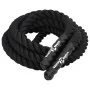 Schwarzes Polyester-Kampfseil 9 m 6,8 kg von vidaXL, Zubehör für Cardiogeräte - Ref: Foro24-94266, Preis: 52,72 €, Rabatt: %