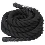 Schwarzes Polyester-Kampfseil 9 m 6,8 kg von vidaXL, Zubehör für Cardiogeräte - Ref: Foro24-94266, Preis: 52,72 €, Rabatt: %