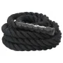Schwarzes Polyester-Kampfseil 9 m 6,8 kg von vidaXL, Zubehör für Cardiogeräte - Ref: Foro24-94266, Preis: 52,72 €, Rabatt: %