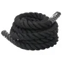 Schwarzes Polyester-Kampfseil 9 m 6,8 kg von vidaXL, Zubehör für Cardiogeräte - Ref: Foro24-94266, Preis: 52,72 €, Rabatt: %