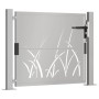 Puerta de jardín acero corten diseño hierba 105x80 cm de vidaXL, Puertas de jardín - Ref: Foro24-153172, Precio: 183,61 €, De...
