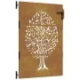 Puerta de jardín acero corten diseño árbol 85x150 cm de vidaXL, Puertas de jardín - Ref: Foro24-153211, Precio: 182,19 €, Des...