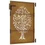 Puerta de jardín acero corten diseño árbol 85x150 cm de vidaXL, Puertas de jardín - Ref: Foro24-153211, Precio: 182,19 €, Des...