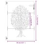 Gartentor aus Cortenstahl, Baumdesign, 85 x 150 cm von vidaXL, Gartentore - Ref: Foro24-153211, Preis: 147,32 €, Rabatt: %