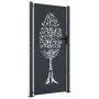 Anthrazitgraues Gartentor aus Stahl im Baumdesign 105x205 cm von vidaXL, Gartentore - Ref: Foro24-153159, Preis: 336,48 €, Ra...