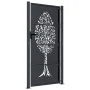 Anthrazitgraues Gartentor aus Stahl im Baumdesign 105x205 cm von vidaXL, Gartentore - Ref: Foro24-153159, Preis: 336,48 €, Ra...