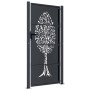 Puerta de jardín acero gris antracita diseño árbol 105x205 cm de vidaXL, Puertas de jardín - Ref: Foro24-153159, Precio: 345,...