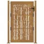 Gartentor aus Cortenstahl, Bambusdesign, 105 x 155 cm von vidaXL, Gartentore - Ref: Foro24-153187, Preis: 214,10 €, Rabatt: %