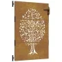 Corten steel garden gate tree design 85x125 cm by vidaXL, garden gates - Ref: Foro24-153210, Price: 136,40 €, Discount: %