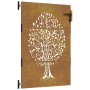 Gartentor aus Cortenstahl, Baumdesign, 85 x 125 cm von vidaXL, Gartentore - Ref: Foro24-153210, Preis: 139,36 €, Rabatt: %
