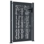 Puerta de jardín acero gris antracita diseño bambú 105x155 cm de vidaXL, Puertas de jardín - Ref: Foro24-153181, Precio: 266,...