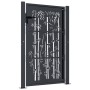 Puerta de jardín acero gris antracita diseño bambú 105x155 cm de vidaXL, Puertas de jardín - Ref: Foro24-153181, Precio: 266,...