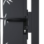 Puerta de jardín acero gris antracita diseño bambú 105x155 cm de vidaXL, Puertas de jardín - Ref: Foro24-153181, Precio: 266,...