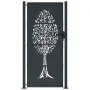 Anthrazitgrau Stahl Gartentür Baum Design 105x180 cm von vidaXL, Gartentore - Ref: Foro24-153158, Preis: 338,38 €, Rabatt: %