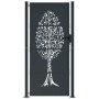 Anthrazitgrau Stahl Gartentür Baum Design 105x180 cm von vidaXL, Gartentore - Ref: Foro24-153158, Preis: 334,89 €, Rabatt: %