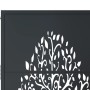 Anthrazitgrau Stahl Gartentür Baum Design 105x180 cm von vidaXL, Gartentore - Ref: Foro24-153158, Preis: 334,89 €, Rabatt: %