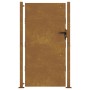 Puerta de jardín acero corten 105x205 cm