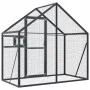 Pajarera de aluminio gris antracita 179x100x185 m de vidaXL, Pies y jaulas para pájaros - Ref: Foro24-152260, Precio: 409,05 ...