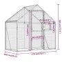 Pajarera de aluminio gris antracita 179x100x185 m de vidaXL, Pies y jaulas para pájaros - Ref: Foro24-152260, Precio: 409,05 ...
