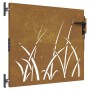Gartentor aus Cortenstahl, Grasdesign, 85 x 100 cm von vidaXL, Gartentore - Ref: Foro24-153221, Preis: 108,22 €, Rabatt: %