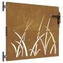 Gartentor aus Cortenstahl, Grasdesign, 85 x 100 cm von vidaXL, Gartentore - Ref: Foro24-153221, Preis: 114,82 €, Rabatt: %