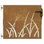Gartentor aus Cortenstahl, Grasdesign, 85 x 100 cm von vidaXL, Gartentore - Ref: Foro24-153221, Preis: 114,82 €, Rabatt: %