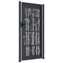 Puerta de jardín acero gris antracita diseño bambú 105x205 cm de vidaXL, Puertas de jardín - Ref: Foro24-153183, Precio: 317,...