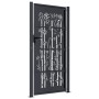 Puerta de jardín acero gris antracita diseño bambú 105x205 cm de vidaXL, Puertas de jardín - Ref: Foro24-153183, Precio: 287,...
