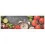 Waschbarer Küchenteppich aus Samt mit Gemüsemotiv, 45 x 150 cm von vidaXL, Fußmatten - Ref: Foro24-136537, Preis: 24,02 €, Ra...