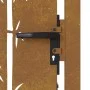 Puerta de jardín acero corten diseño bambú 105x180 cm de vidaXL, Puertas de jardín - Ref: Foro24-153242, Precio: 232,24 €, De...