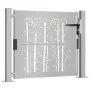 Puerta de jardín acero corten diseño bambú 105x80 cm de vidaXL, Puertas de jardín - Ref: Foro24-153184, Precio: 135,85 €, Des...