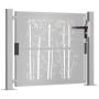 Puerta de jardín acero corten diseño bambú 105x80 cm de vidaXL, Puertas de jardín - Ref: Foro24-153184, Precio: 138,81 €, Des...