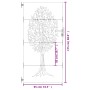 Corten steel garden gate tree design 85x175 cm by vidaXL, garden gates - Ref: Foro24-153212, Price: 176,76 €, Discount: %