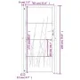 Corten steel garden gate grass design 105x180 cm by vidaXL, garden gates - Ref: Foro24-153176, Price: 291,33 €, Discount: %