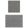Set of 10 black and white cotton cloths by vidaXL, Towels - Ref: Foro24-136291, Price: 22,47 €, Discount: %