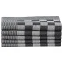 Set of 10 black and white cotton cloths by vidaXL, Towels - Ref: Foro24-136291, Price: 22,47 €, Discount: %
